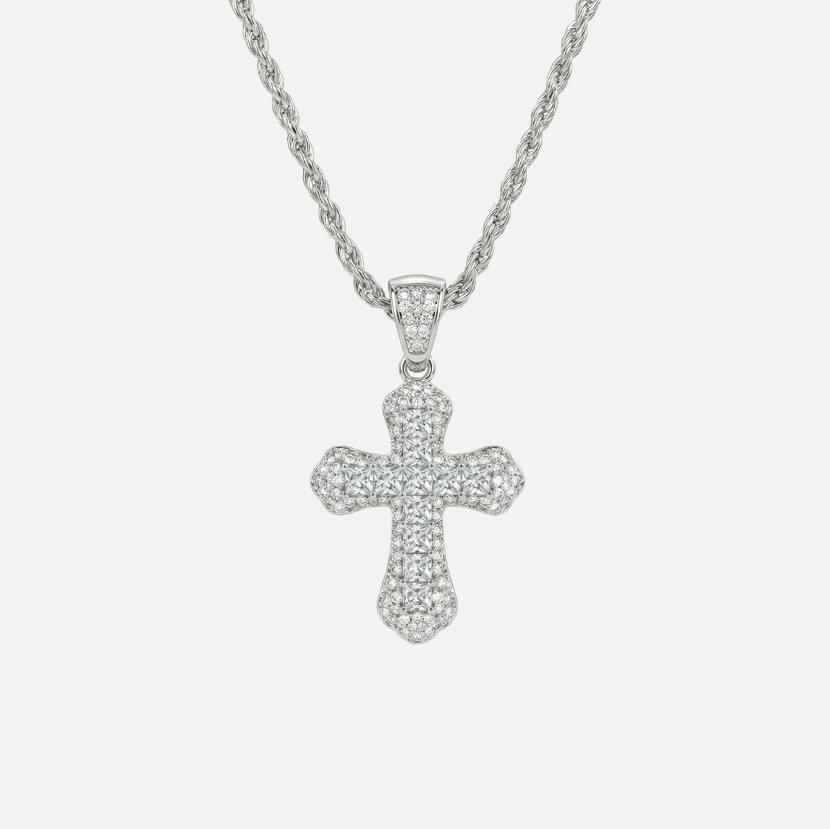 ICED CROSS PENDANT